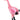 Skinneeez Dog Toy Pink Flamingo